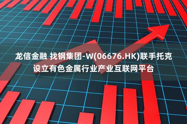龙信金融 找钢集团-W(06676.HK)联手托克设立有色金属行业产业互联网平台